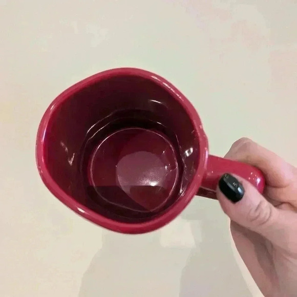 Rae Dunn  red let it snow Christmas mug - Picture 3 of 5